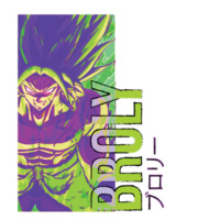 Neon Broly Tee Design